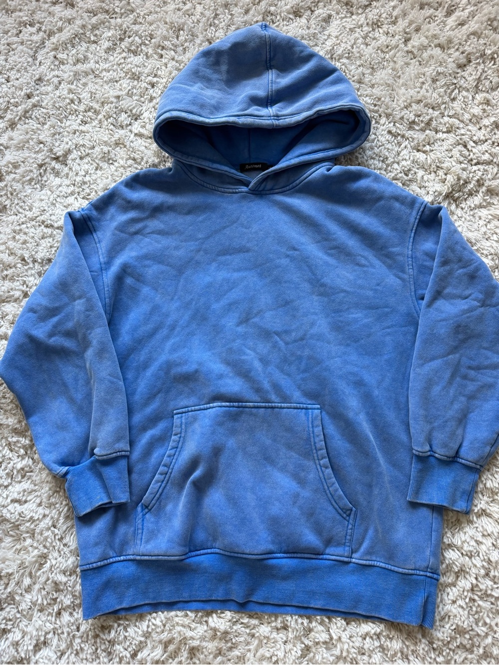 Blue Pullover Hoodie - Women